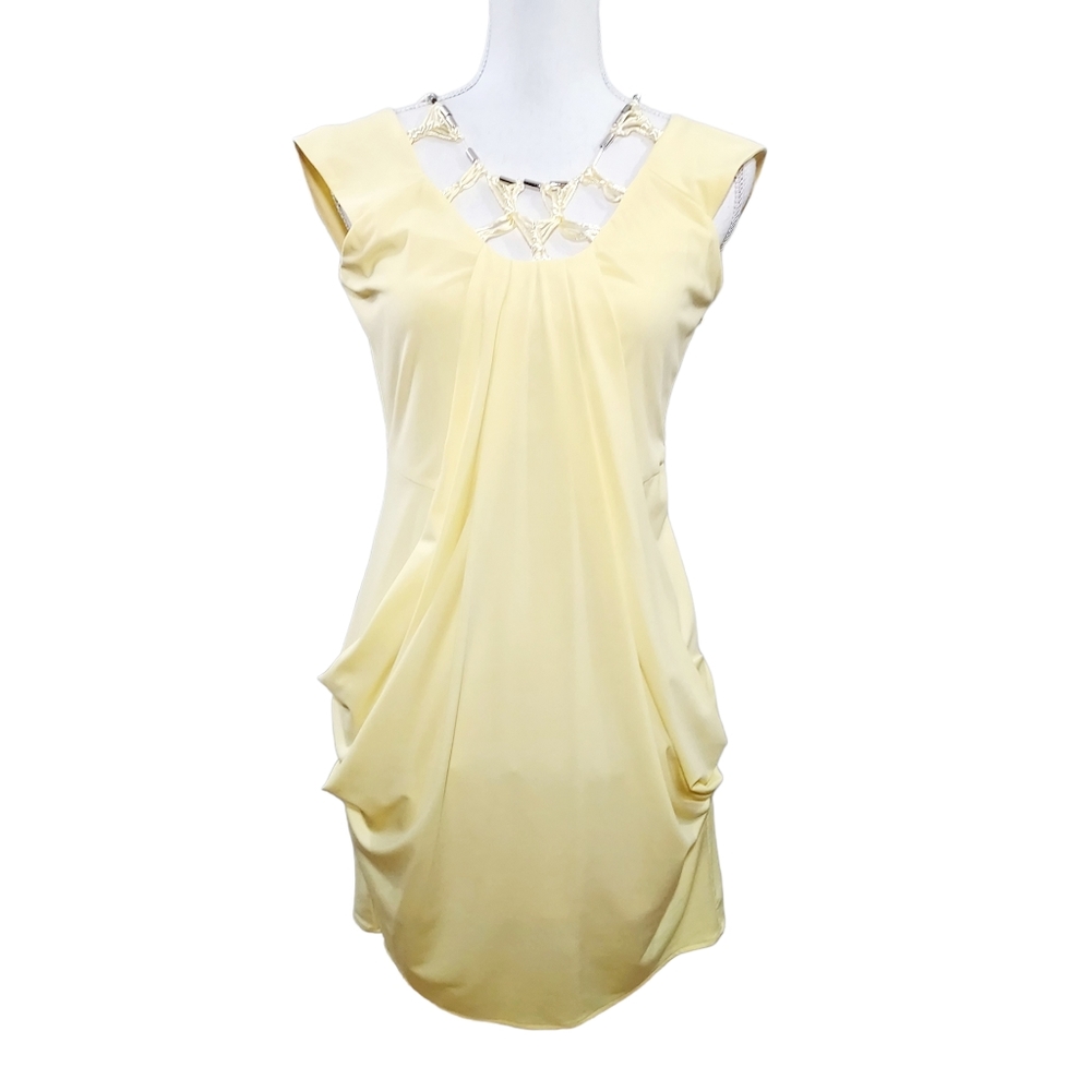 Karen Millen Yellow Mini Summer Dress